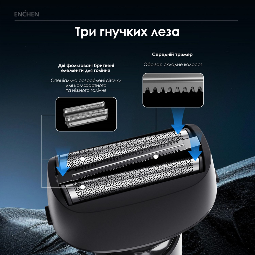 Електробритва Enchen MS001 Foil Shaver - фото 7 Електробритва Enchen MS001 Foil Shaver - фото 7