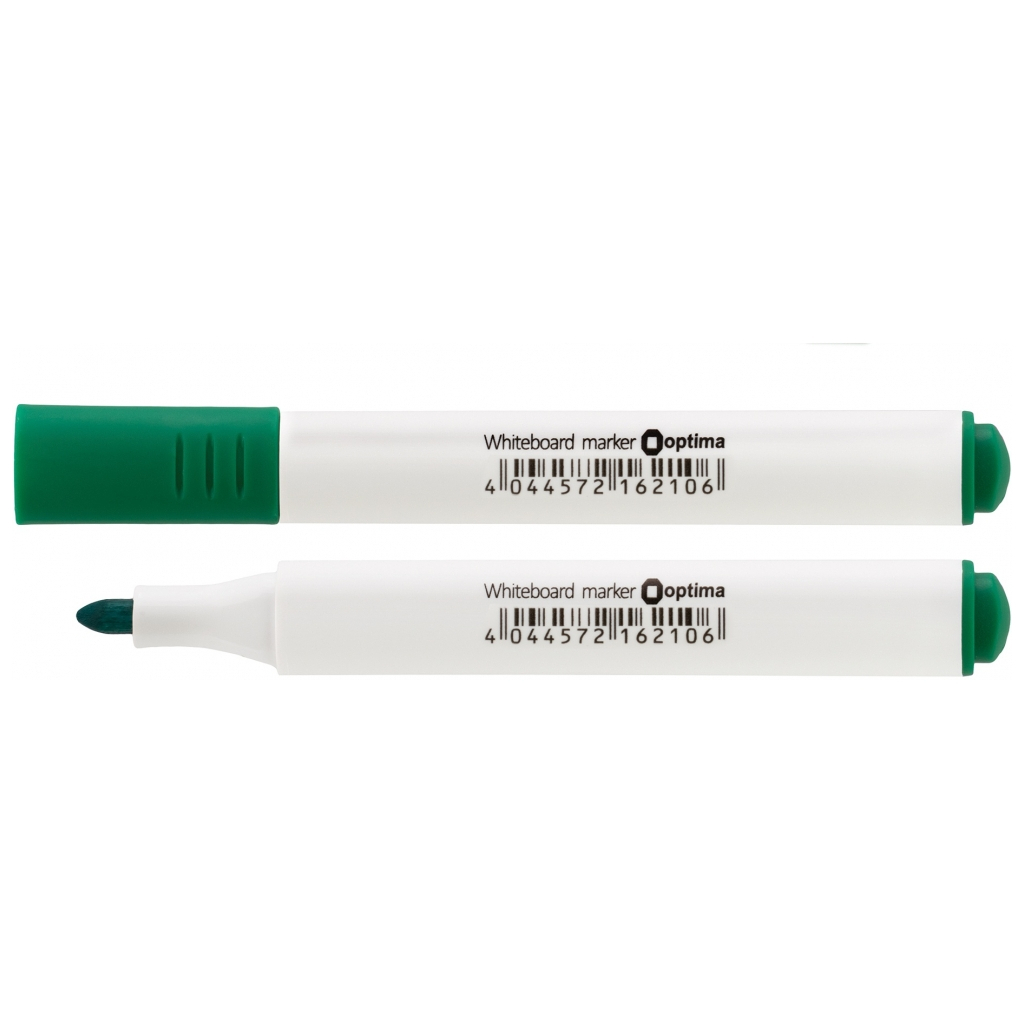 Маркер Optima для дошок трикутний 2 мм, зелений (O16210) - фото 1 Маркер Optima для дошок трикутний 2 мм, зелений (O16210) - фото 1
