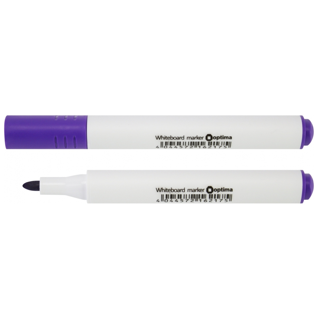 Маркер Optima для дошок трикутний 2 мм, фіолетовий (O16217) - фото 1 Маркер Optima для дошок трикутний 2 мм, фіолетовий (O16217) - фото 1