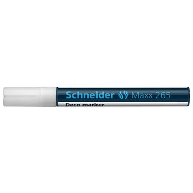 Маркер Schneider MAXX 265 крейдовий 2-3 мм, білий (S126549)