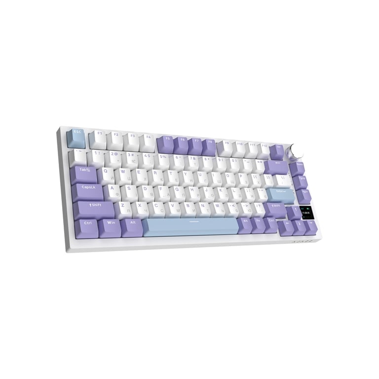 Клавіатура Ajazz AK820 Pro Flying Fish Switch Purple RGB USB/Wireless/Bluetooth UA Purple (AK820PRO-FF-PWB) - фото 5