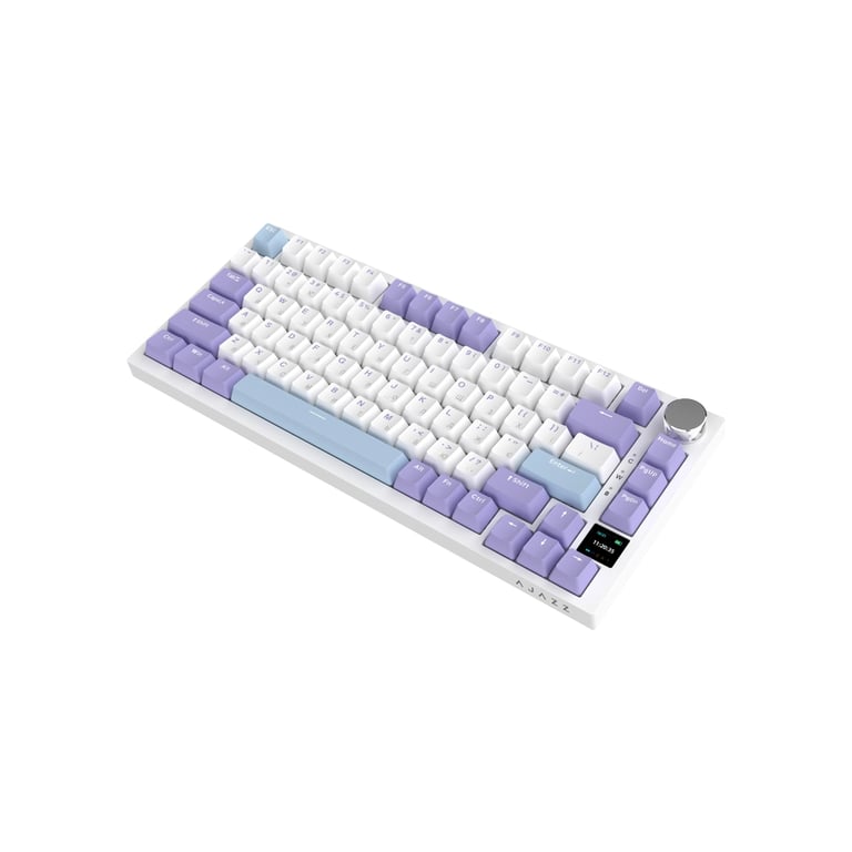 Клавіатура Ajazz AK820 Pro Flying Fish Switch Purple RGB USB/Wireless/Bluetooth UA Purple (AK820PRO-FF-PWB) - фото 7