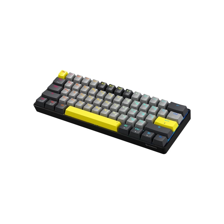 Клавіатура GamePro MK130G Pro Outemu Red Switch Hot-Swap 60 RGB USB/Wireless/Bluetooth Black (MK130G Pro) - фото 2
