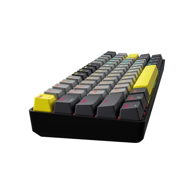 Клавіатура GamePro MK130G Pro Outemu Red Switch Hot-Swap 60 RGB USB/Wireless/Bluetooth Black (MK130G Pro) - фото 3