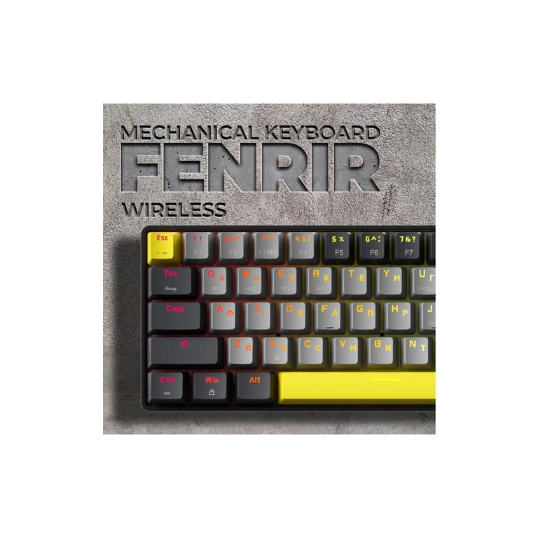 Клавіатура GamePro MK130G Pro Outemu Red Switch Hot-Swap 60 RGB USB/Wireless/Bluetooth Black (MK130G Pro) - фото 6