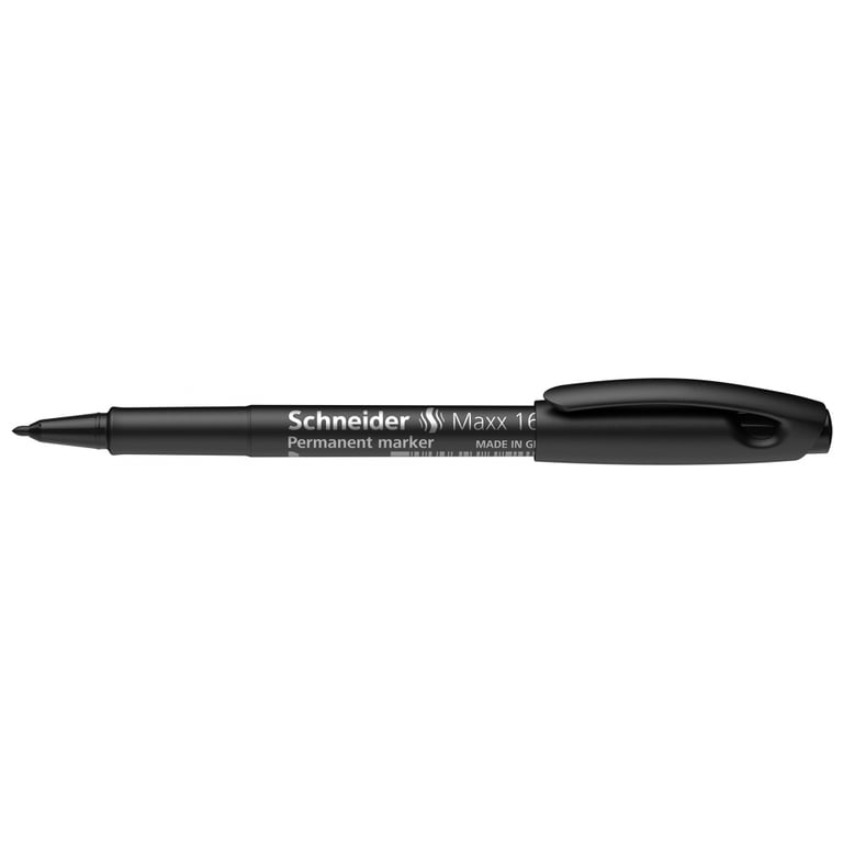 Маркер Schneider MAXX 166 перманентний 1 мм, чорний (S116601)