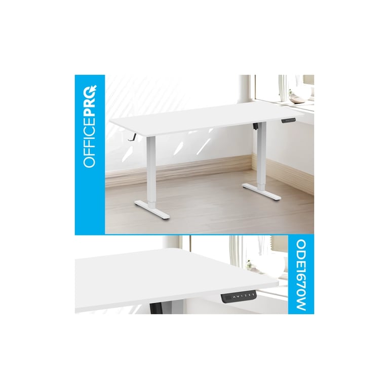 Комп'ютерний стіл OfficePro ODE1670W White (ODE1670W) - фото 4