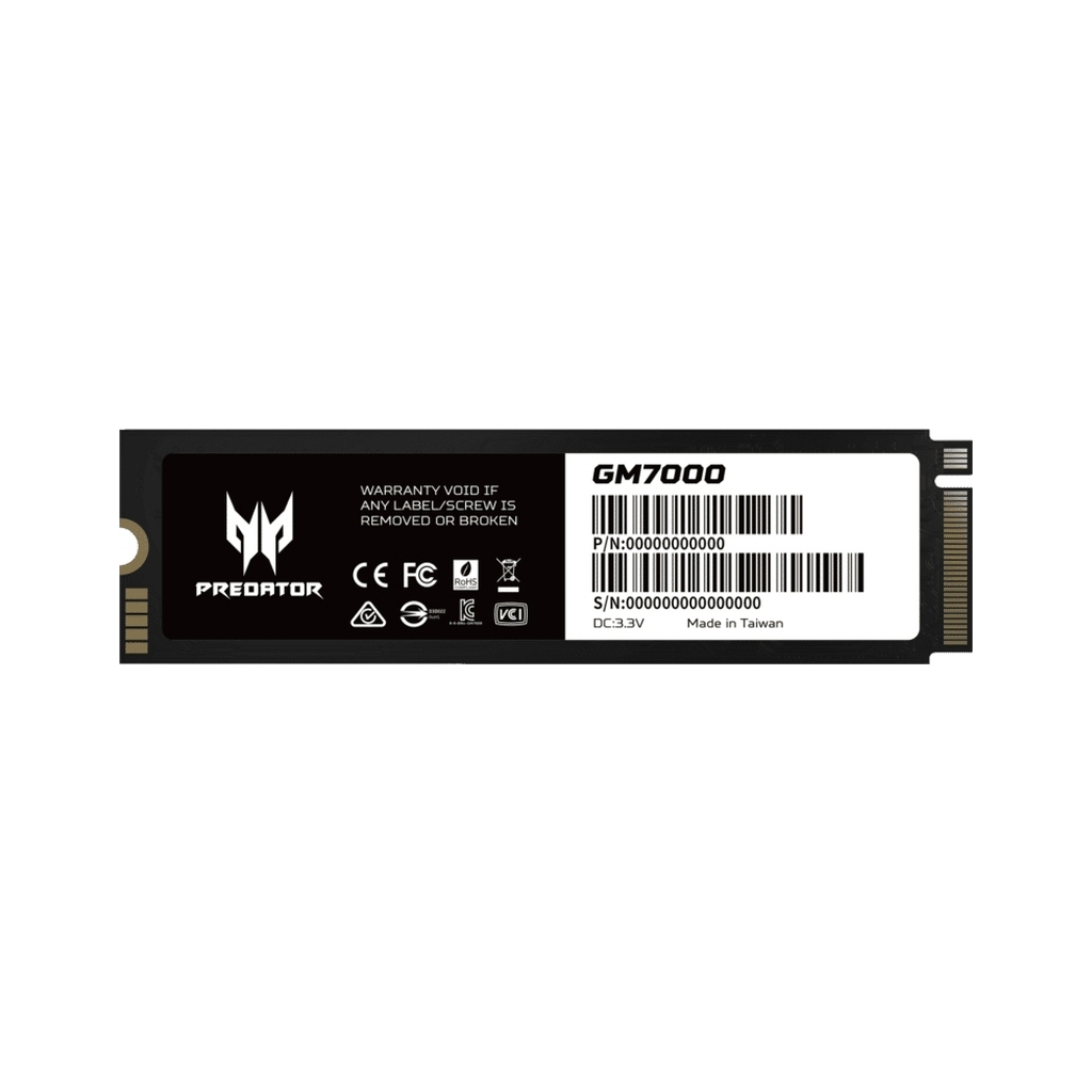 Накопичувач SSD M.2 2280 512GB GM7000 Acer Predator (BL.9BWWR.104)