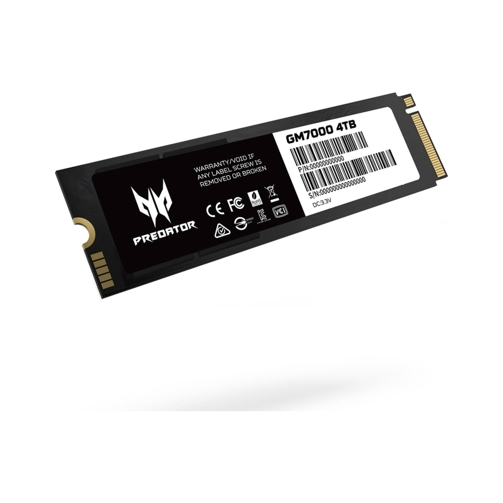 Накопичувач SSD M.2 2280 4TB GM7000 Acer Predator (BL.9BWWR.107) - фото 6 Накопичувач SSD M.2 2280 4TB GM7000 Acer Predator (BL.9BWWR.107) - фото 6