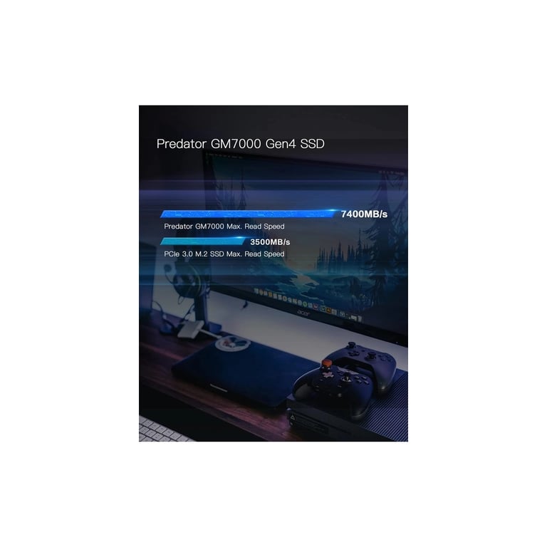 Накопичувач SSD M.2 2280 4TB GM7000 Acer Predator (BL.9BWWR.107) - фото 9