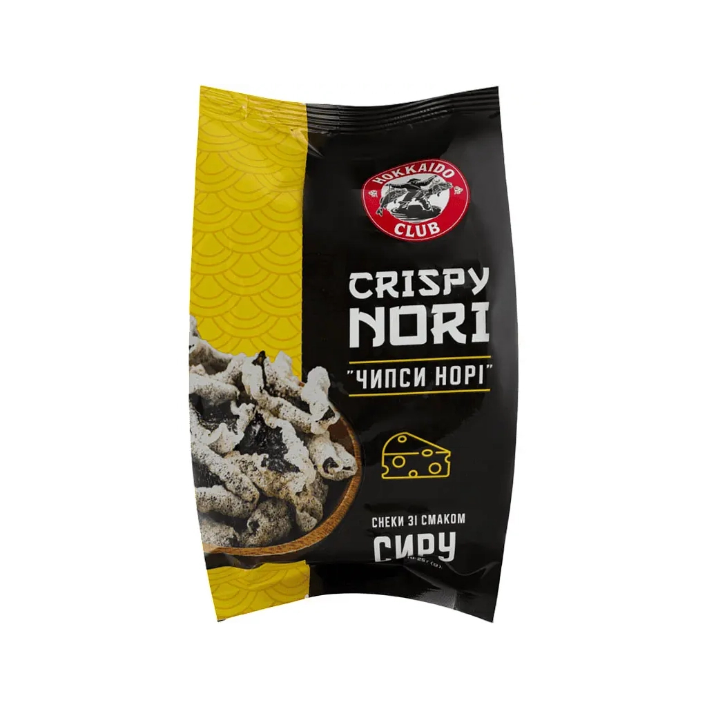 Чіпси Hokkaido Club норі зі смаком сиру 25 г (4820172443001) - фото 1