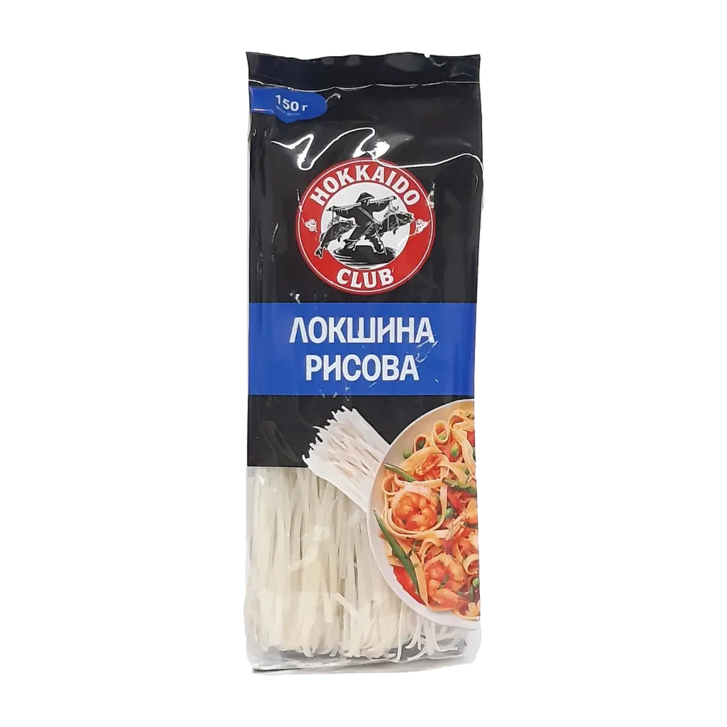 Макарони Hokkaido Club Вермішель Локшина рисова 150 г (4820172443384) - фото 1