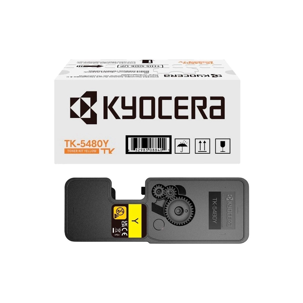 Тонер-картридж Kyocera TK-5480Y, 1,25K (1T0C22ANL0) - фото 1