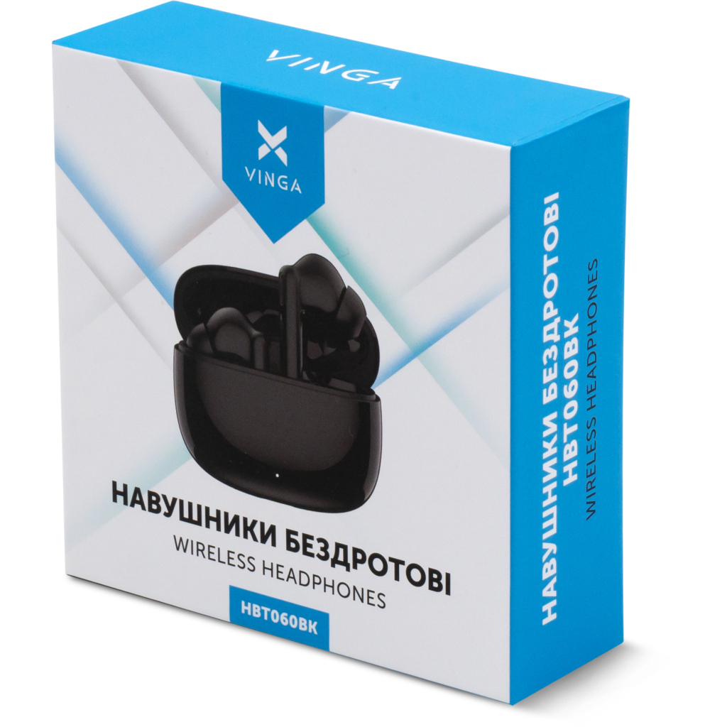 Навушники Vinga HBT060 Bluetooth Black (HBT060BK) - фото 7 Навушники Vinga HBT060 Bluetooth Black (HBT060BK) - фото 7
