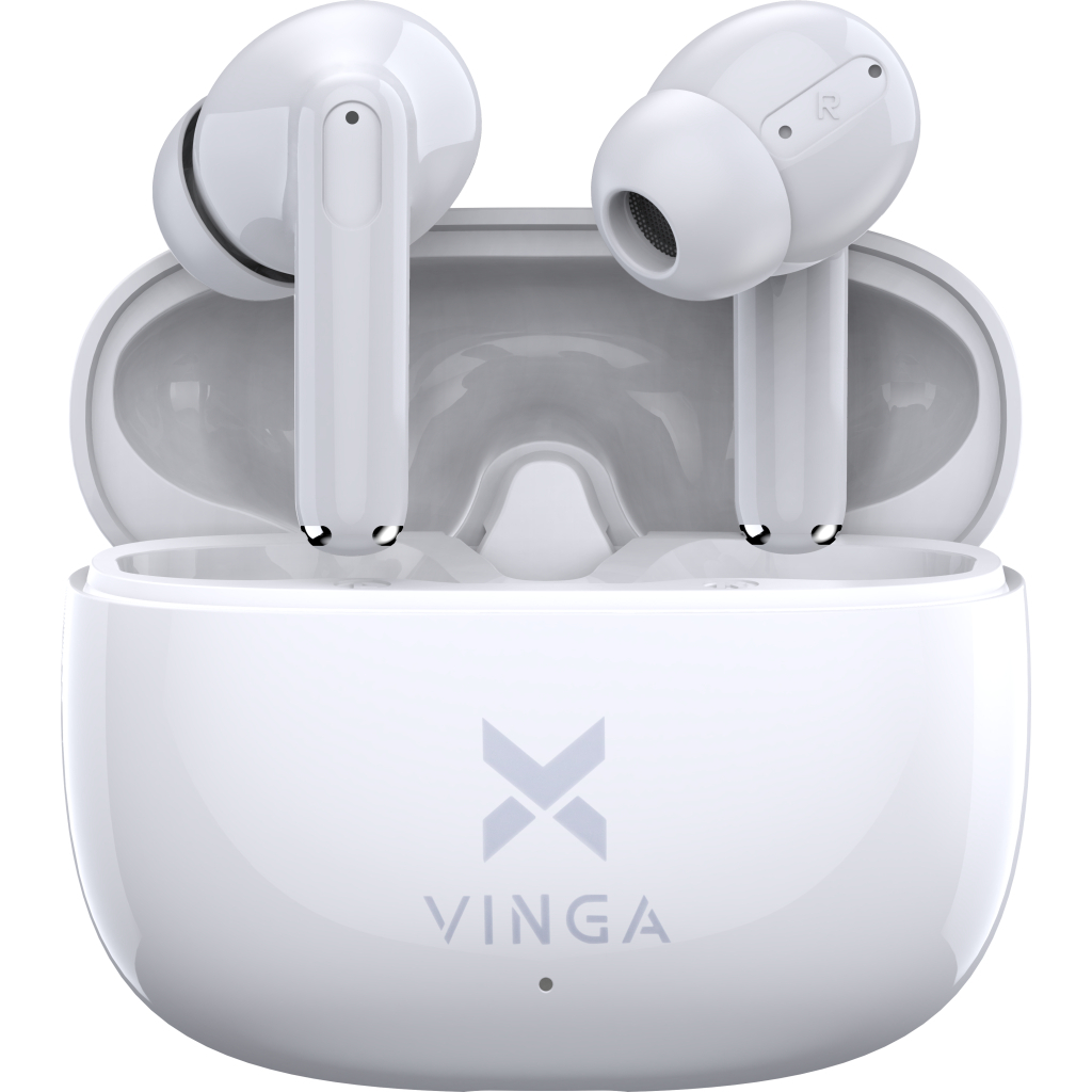 Навушники Vinga HBT060 Bluetooth White (HBT060WT) - фото 1 Навушники Vinga HBT060 Bluetooth White (HBT060WT) - фото 1