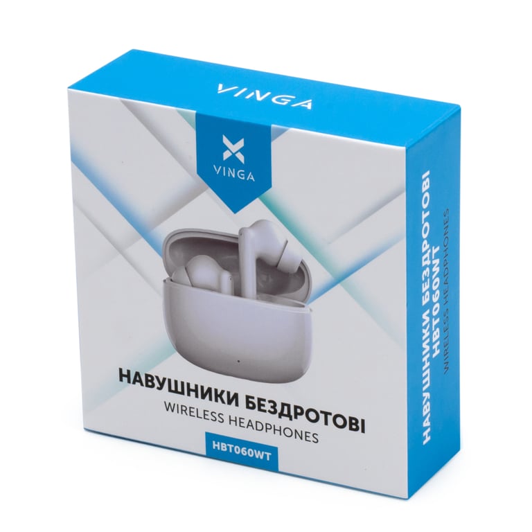 Навушники Vinga HBT060 Bluetooth White (HBT060WT) - фото 6