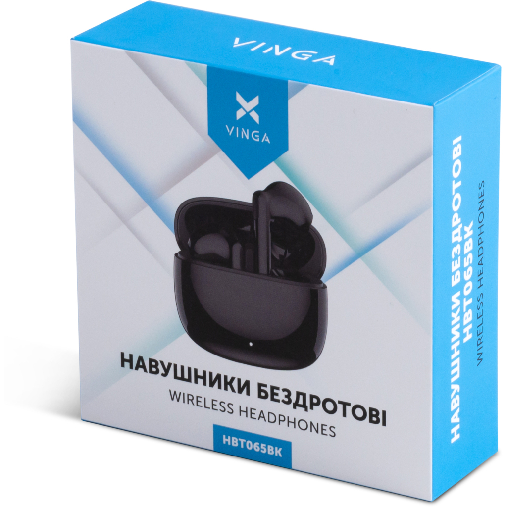Навушники Vinga HBT065 Bluetooth Black (HBT065BK) - фото 7 Навушники Vinga HBT065 Bluetooth Black (HBT065BK) - фото 7