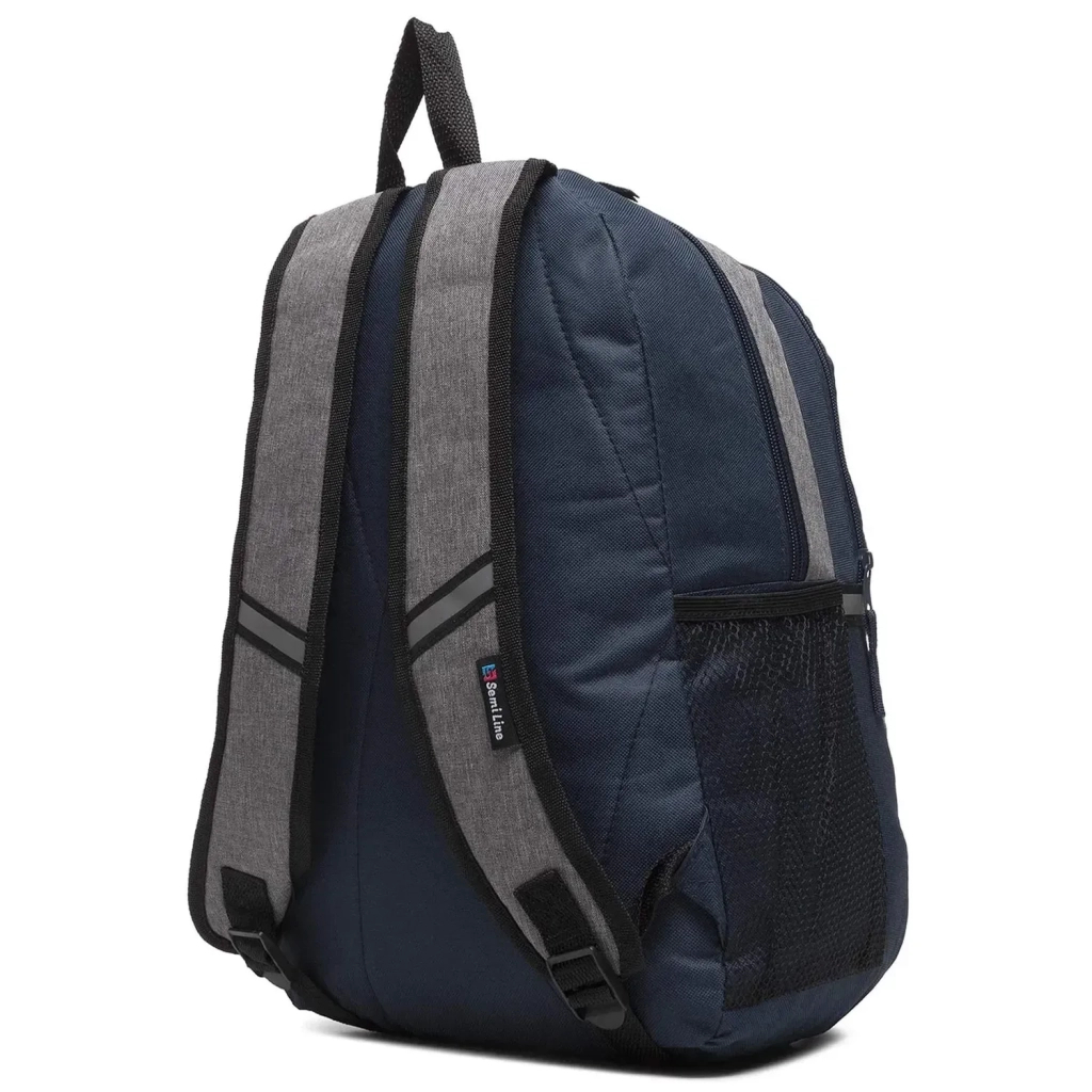 Рюкзак туристичний Semi Line 21 Grey/Navy (J4499-7) (DAS302580) - фото 2 Рюкзак туристичний Semi Line 21 Grey/Navy (J4499-7) (DAS302580) - фото 2