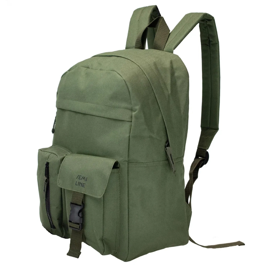 Рюкзак туристичний Semi Line 28 Khaki (J4918-1) (DAS302193) - фото 4 Рюкзак туристичний Semi Line 28 Khaki (J4918-1) (DAS302193) - фото 4