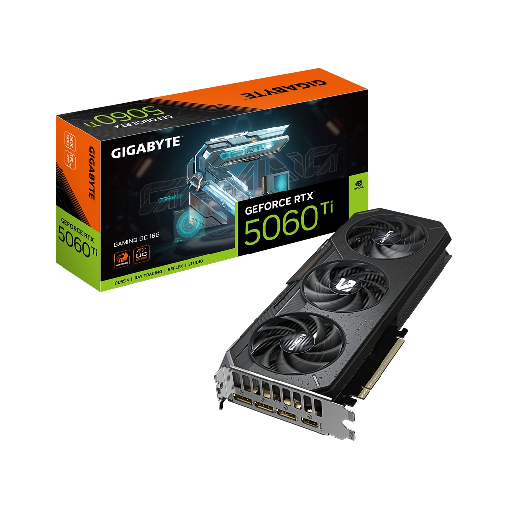 Відеокарта GIGABYTE GeForce RTX5060Ti 16Gb GAMING OC (GV-N506TGAMING OC-16GD) - фото 10 Відеокарта GIGABYTE GeForce RTX5060Ti 16Gb GAMING OC (GV-N506TGAMING OC-16GD) - фото 10