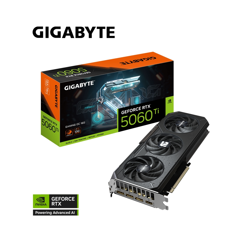 Відеокарта GIGABYTE GeForce RTX5060Ti 16Gb GAMING OC (GV-N506TGAMING OC-16GD) - фото 11 Відеокарта GIGABYTE GeForce RTX5060Ti 16Gb GAMING OC (GV-N506TGAMING OC-16GD) - фото 11