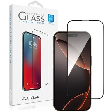 Скло захисне ACCLAB Full Glue Apple iPhone 16 Pro Max Black (1283126593284) - фото 1