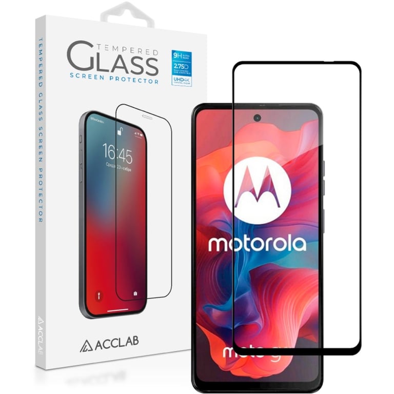 Скло захисне ACCLAB Full Glue Moto G04 Black (1283126594250) - фото 1