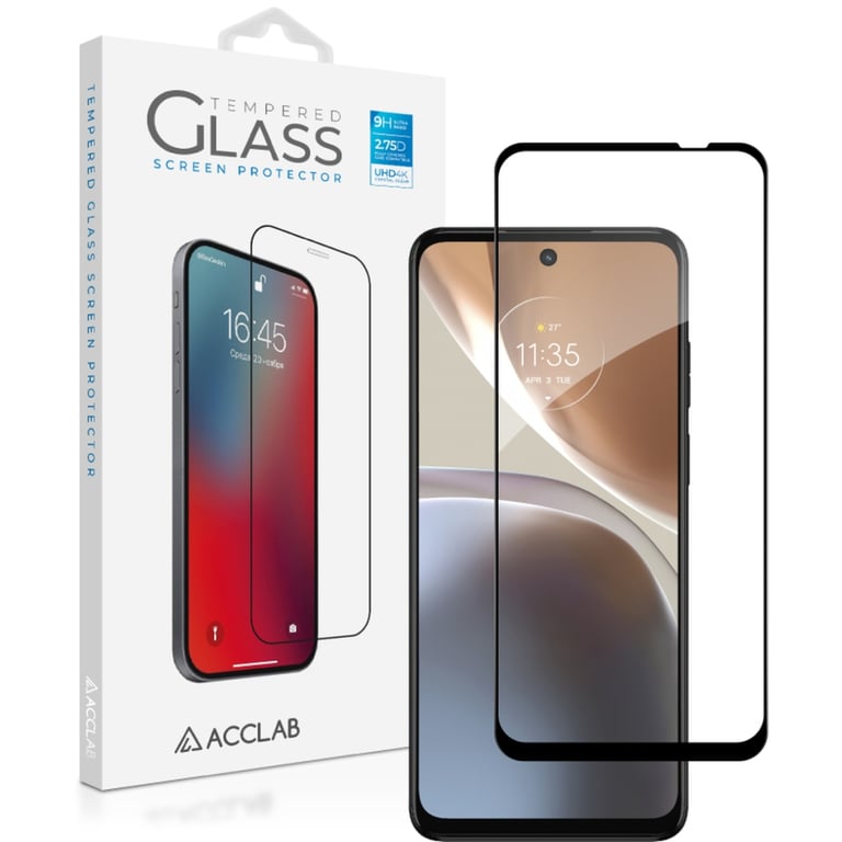 Скло захисне ACCLAB Full Glue MOTO G32 Black (1283126544309) - фото 1