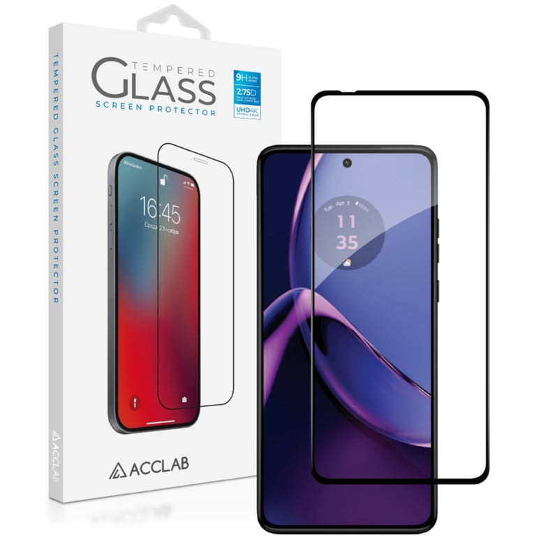 Скло захисне ACCLAB Full Glue Moto G84 Black (1283126582332) - фото 1