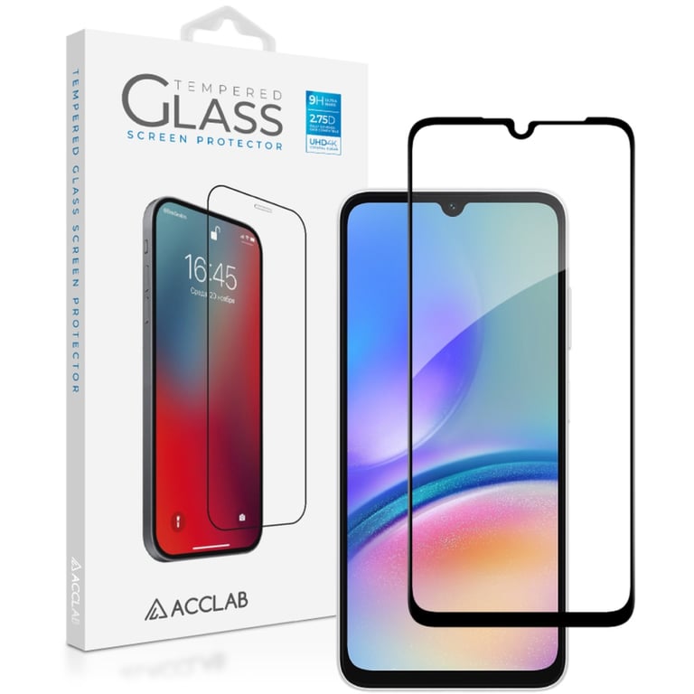 Скло захисне ACCLAB Full Glue Samsung A05S Black (1283126581908) - фото 1