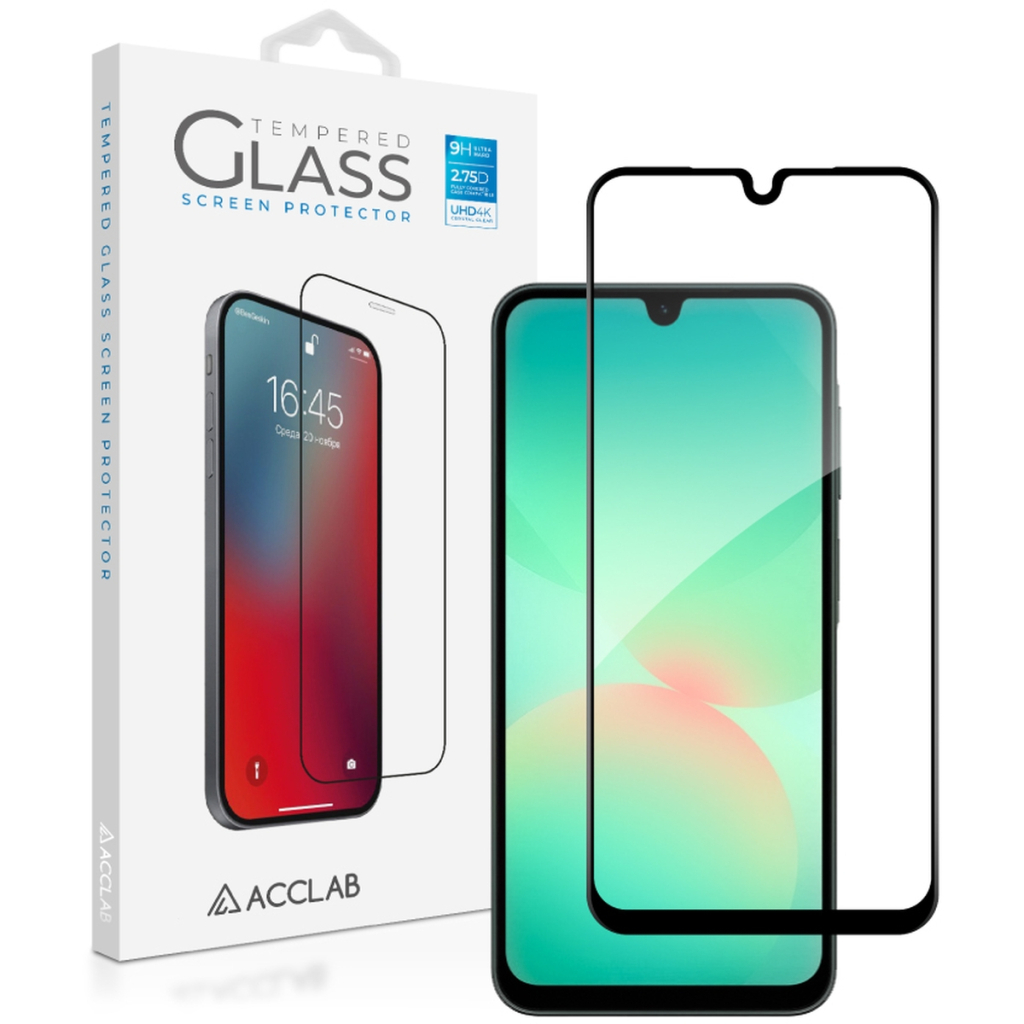 Скло захисне ACCLAB Full Glue Samsung A26 Black (1283126608025) Скло захисне ACCLAB Full Glue Samsung A26 Black (1283126608025)