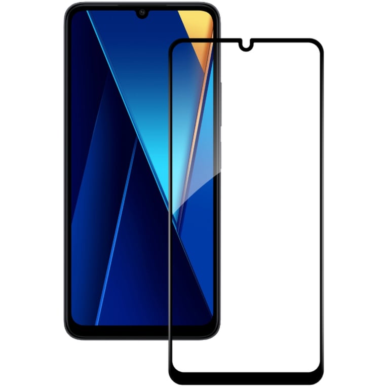 Скло захисне ACCLAB Full Glue Xiaomi Poco C65 Black (1283126583636) - фото 2