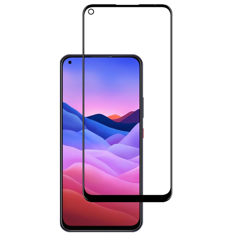 Скло захисне ACCLAB Full Glue ZTE Blade V2020 Black (1283126508912) - фото 2