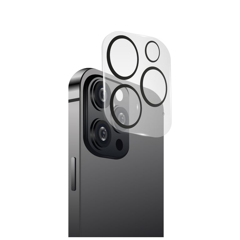 Скло захисне Intaleo Camera Lens Apple Iphone 15 Pro/15 Pro Max Black (1283126576867) - фото 2
