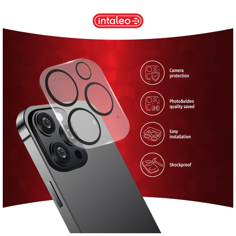 Скло захисне Intaleo Camera Lens Apple Iphone 15 Pro/15 Pro Max Black (1283126576867) - фото 3