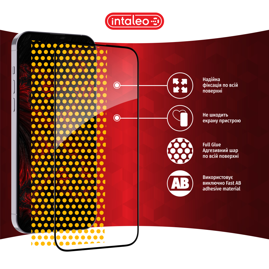Скло захисне Intaleo Full Glue Apple iPhone 16 Pro Max Black (1283126593819) - фото 7 Скло захисне Intaleo Full Glue Apple iPhone 16 Pro Max Black (1283126593819) - фото 7