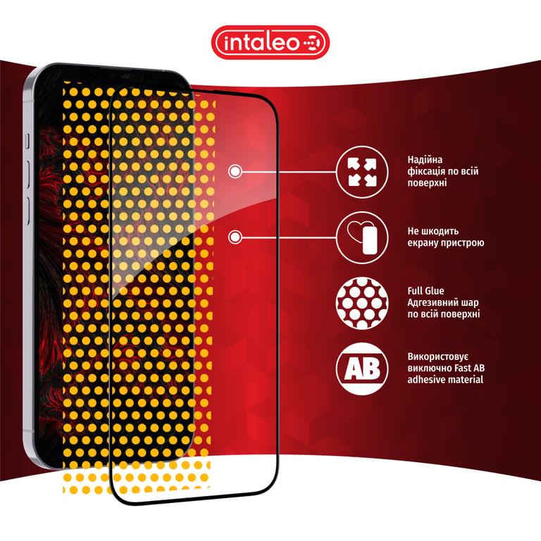 Скло захисне Intaleo Full Glue Apple iPhone 16 Pro Max Black (1283126593819) - фото 7