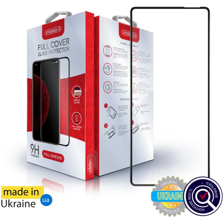 Скло захисне Intaleo Full Glue Infinix Note 40 4G Black (1283126594915) - фото 1
