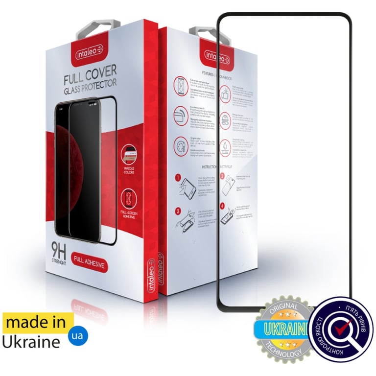 Скло захисне Intaleo Full Glue Moto G75 Black (1283126607400) - фото 1