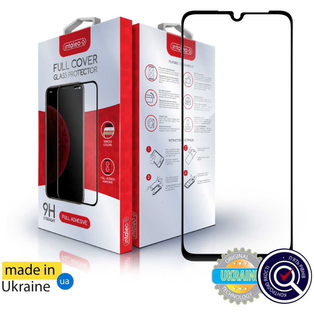 Скло захисне Intaleo Full Glue Realme Note 60X Black (1283126609053)