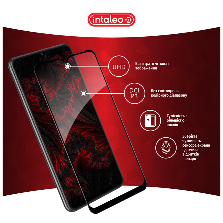 Скло захисне Intaleo Full Glue Samsung A32 5G Black (1283126541742) - фото 4