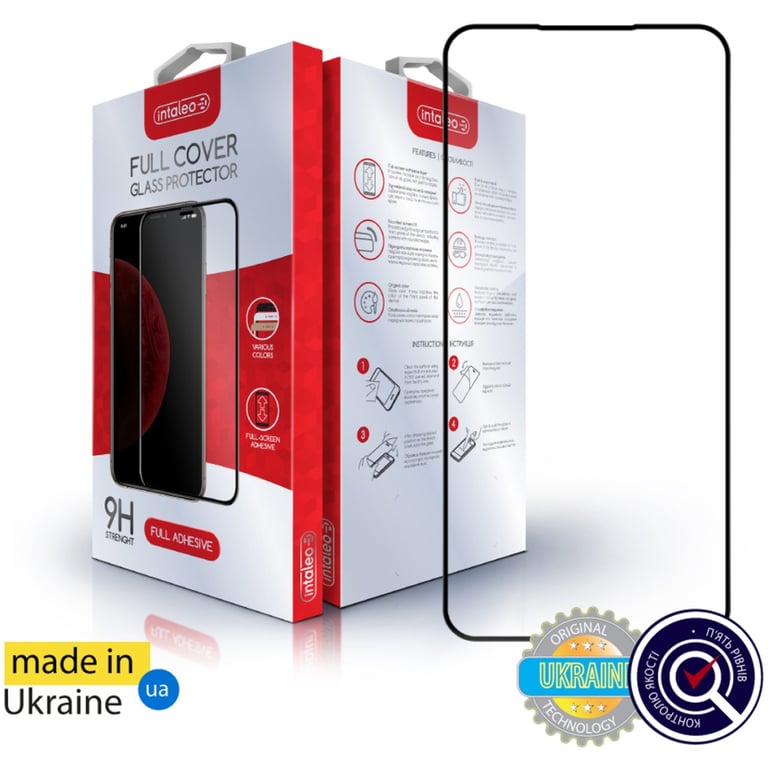 Скло захисне Intaleo Full Glue Samsung S24 FE Black (1283126594854) - фото 1