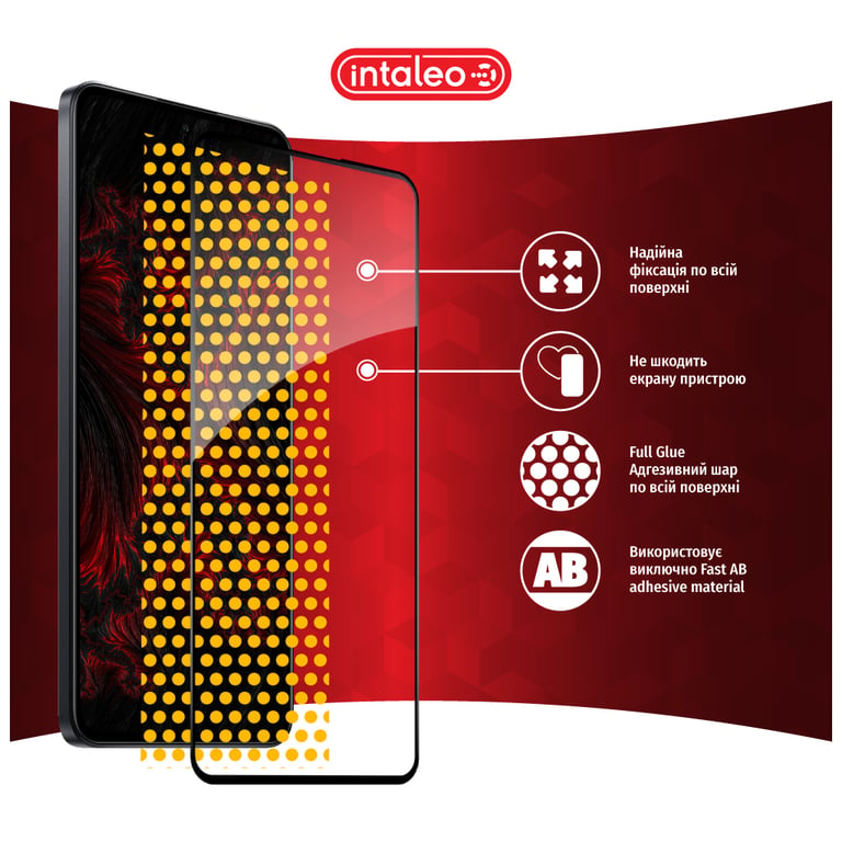 Скло захисне Intaleo Full Glue Xiaomi 13T Pro Black (1283126582622) - фото 7