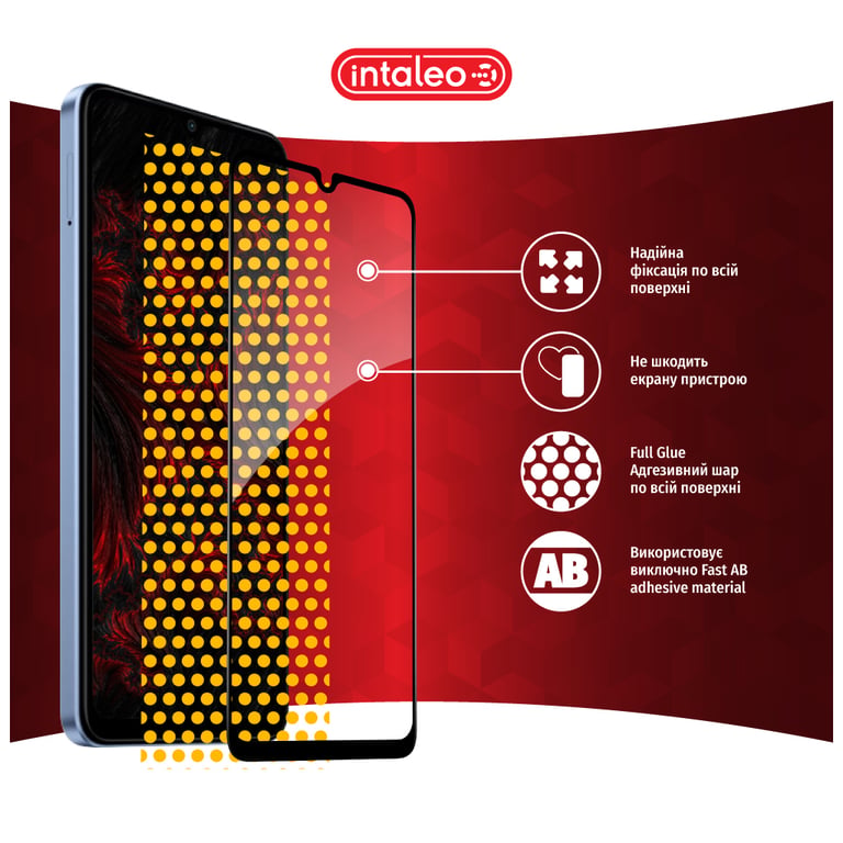 Скло захисне Intaleo Full Glue Xiaomi Redmi A3 Black (1283126591297) - фото 7