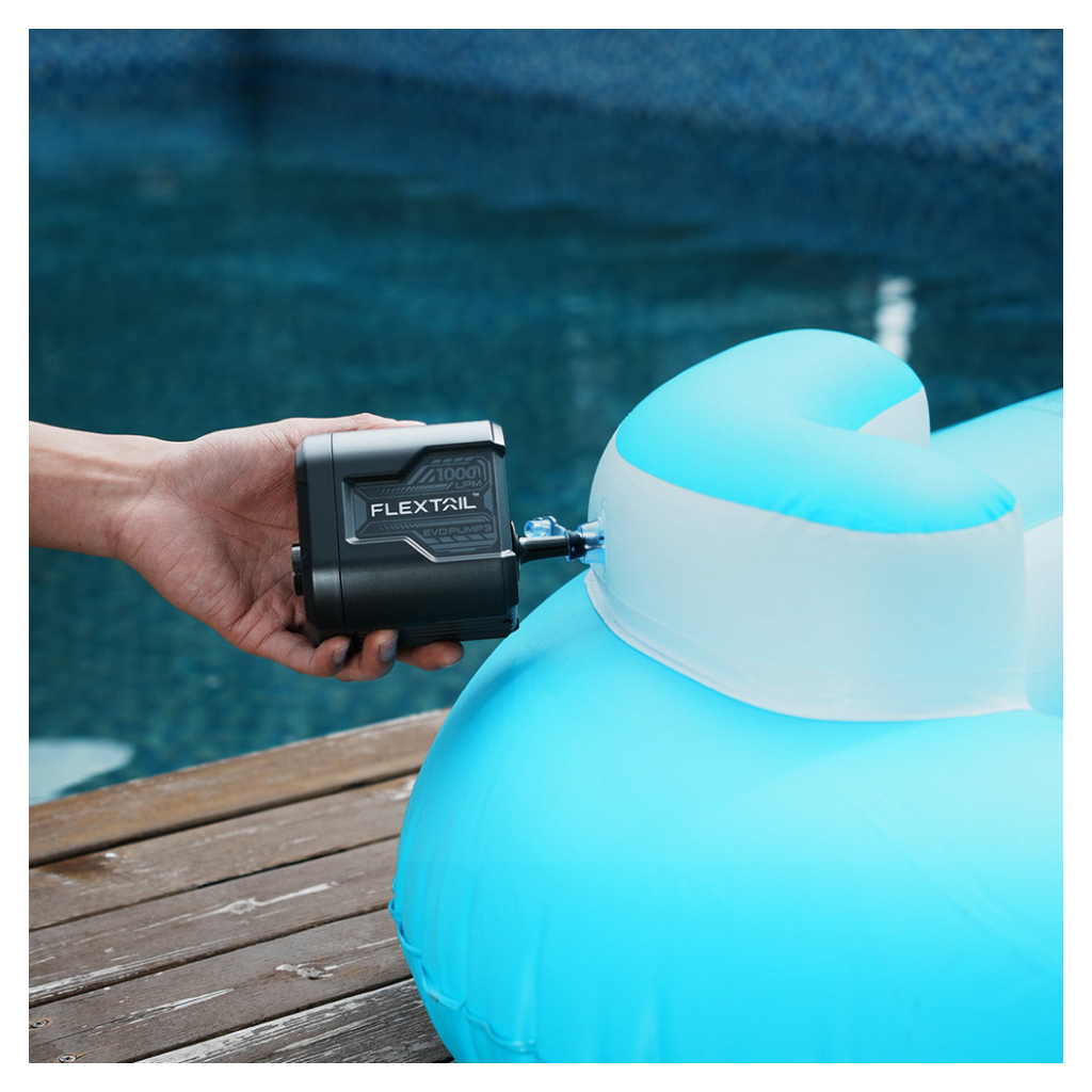 Насос для надувних меблів Flextail Evo Pump 3, 1000 л/хв, чорний (EP3G1300-BK-i) - фото 3 Насос для надувних меблів Flextail Evo Pump 3, 1000 л/хв, чорний (EP3G1300-BK-i) - фото 3