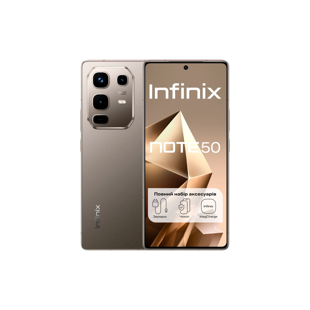 Мобільний телефон Infinix Note 50 8/256Gb Titanium Grey (4894947066382) - фото 1