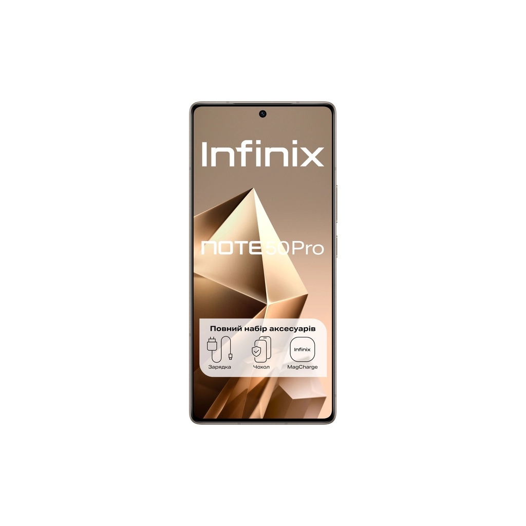 Мобільний телефон Infinix Note 50 Pro 12/256Gb Titanium Grey (4894947068324) - фото 2 Мобільний телефон Infinix Note 50 Pro 12/256Gb Titanium Grey (4894947068324) - фото 2