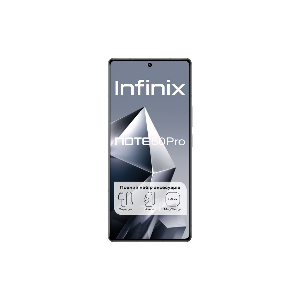 Мобільний телефон Infinix Note 50 Pro 12/256Gb Shadow Black (4894947068355) - фото 2 Мобільний телефон Infinix Note 50 Pro 12/256Gb Shadow Black (4894947068355) - фото 2