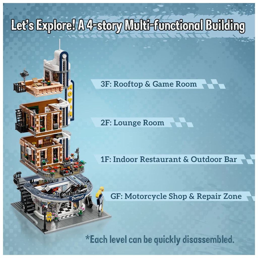 Конструктор Pantasy Original Моторесторан (85024) - фото 4 Конструктор Pantasy Original Моторесторан (85024) - фото 4