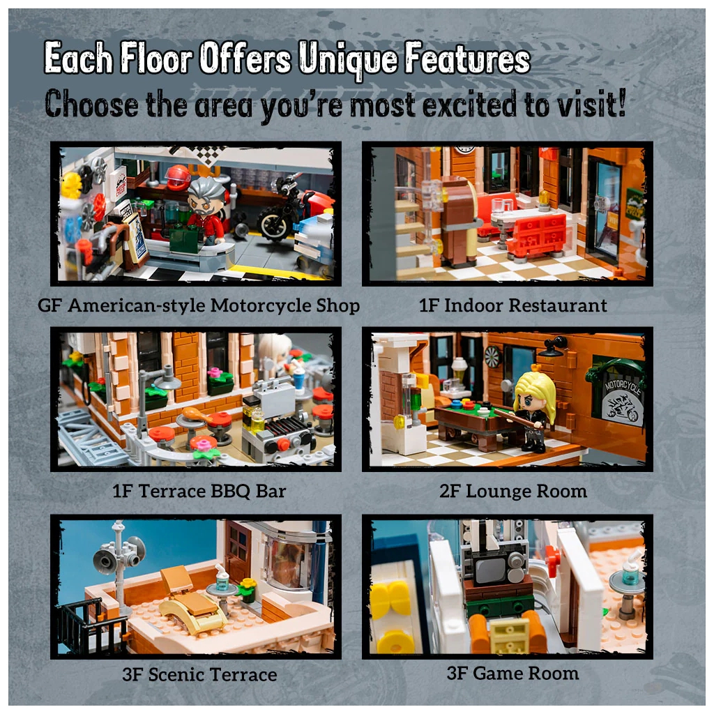 Конструктор Pantasy Original Моторесторан (85024) - фото 5 Конструктор Pantasy Original Моторесторан (85024) - фото 5